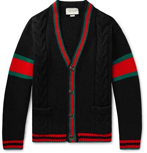 gucci caban wool|gucci wool cardigan.